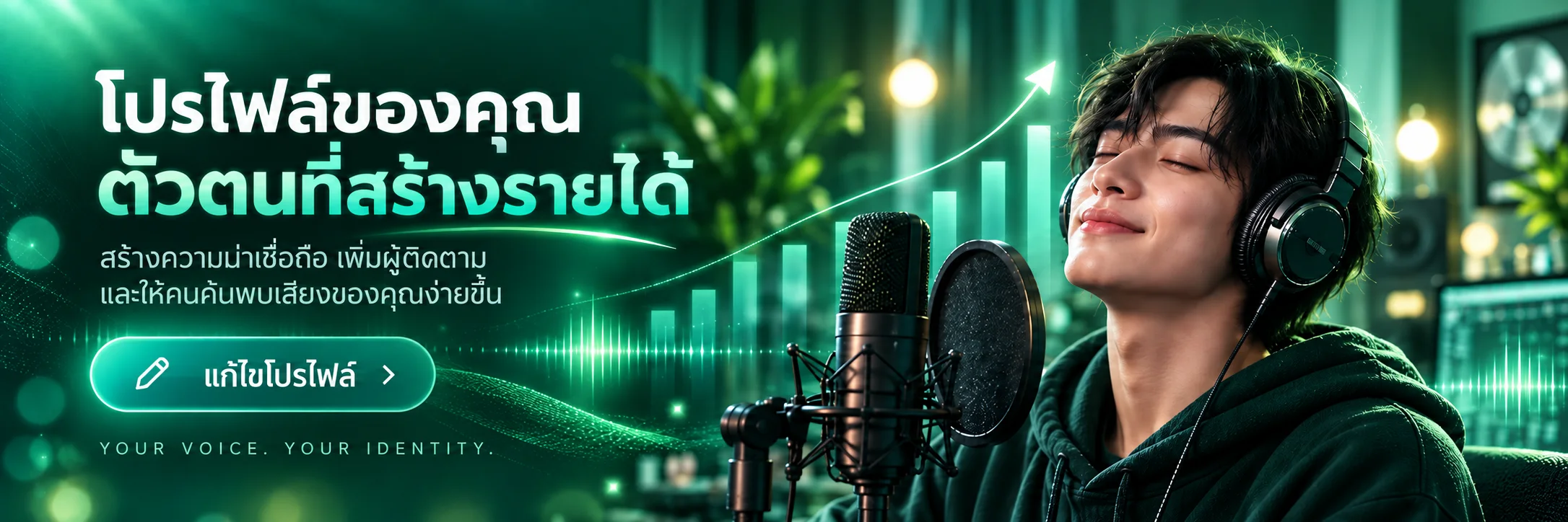 โปรไฟล์ของคุณ ตัวตนที่สร้างรายได้